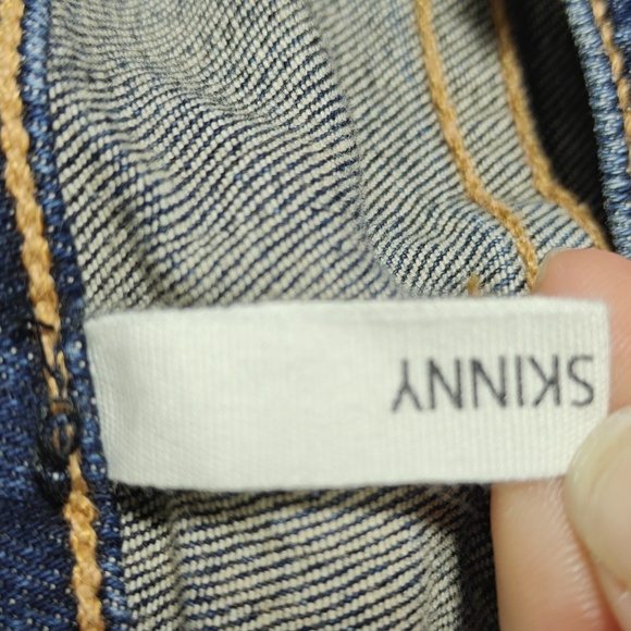 RAG & BONE Phoenicia Skinny Jean Mid Rise Dark Wash Denim Size 30 - Picture 2 of 16